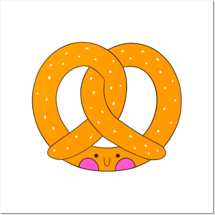 Smiling Pretzel Posters and Art